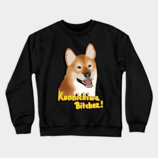 Konnichiwa Shiba Crewneck Sweatshirt